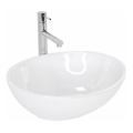 REA-U0133 - Vasque à poser SOFIA 34,5x41 cm céramique/blanc brillant