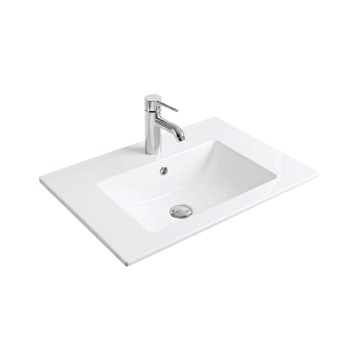REA-U0190 - Lavabo encastré DAFNE 46,5x72 cm céramique/blanc brillant