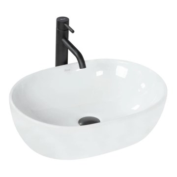REA-U0416 - Vasque à poser AMELIA 34,5x48 cm céramique/blanc brillant
