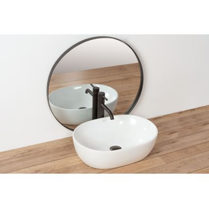 REA-U0416 - Vasque à poser AMELIA 34,5x48 cm céramique/blanc brillant