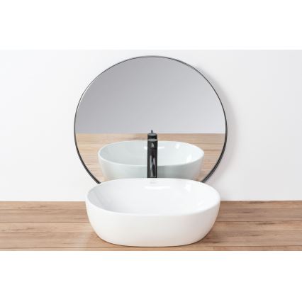 REA-U0416 - Vasque à poser AMELIA 34,5x48 cm céramique/blanc brillant