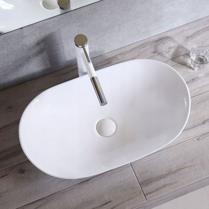 REA-U0441 - Vasque à poser ROYAL 35,5x61,5 cm céramique/blanc brillant