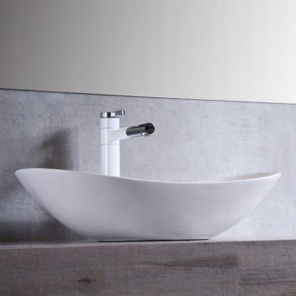 REA-U0441 - Vasque à poser ROYAL 35,5x61,5 cm céramique/blanc brillant