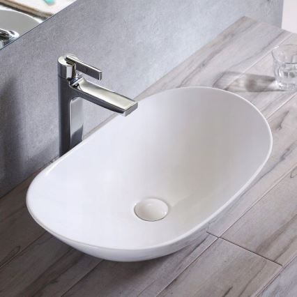 REA-U0441 - Vasque à poser ROYAL 35,5x61,5 cm céramique/blanc brillant