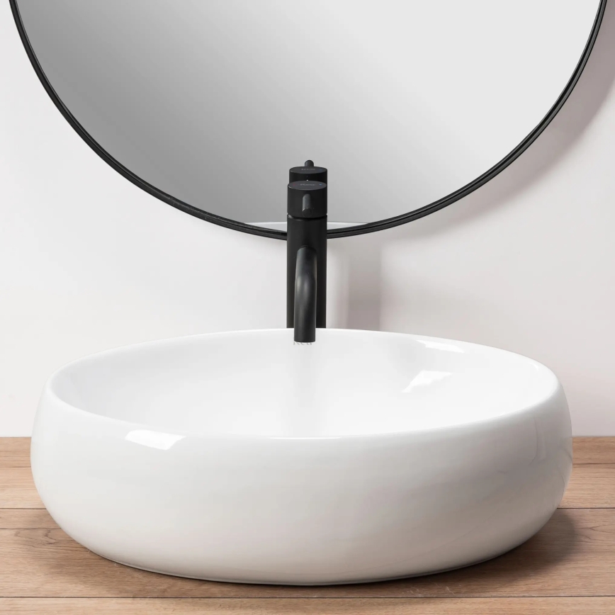 REA-U0462 - Lavabo à poser LINDA 34x48,5 cm céramique/blanc brillant