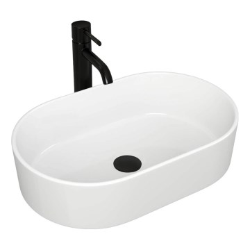 REA-U0600 - Lavabo à poser ALMA 36x57 cm céramique/blanc brillant