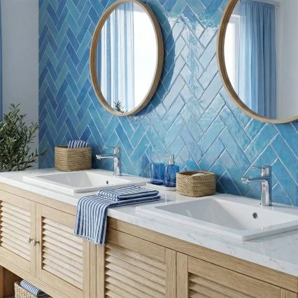 REA-U0786 - Lavabo à encastrer DAFNE 47x62 cm, céramique/blanc brillant