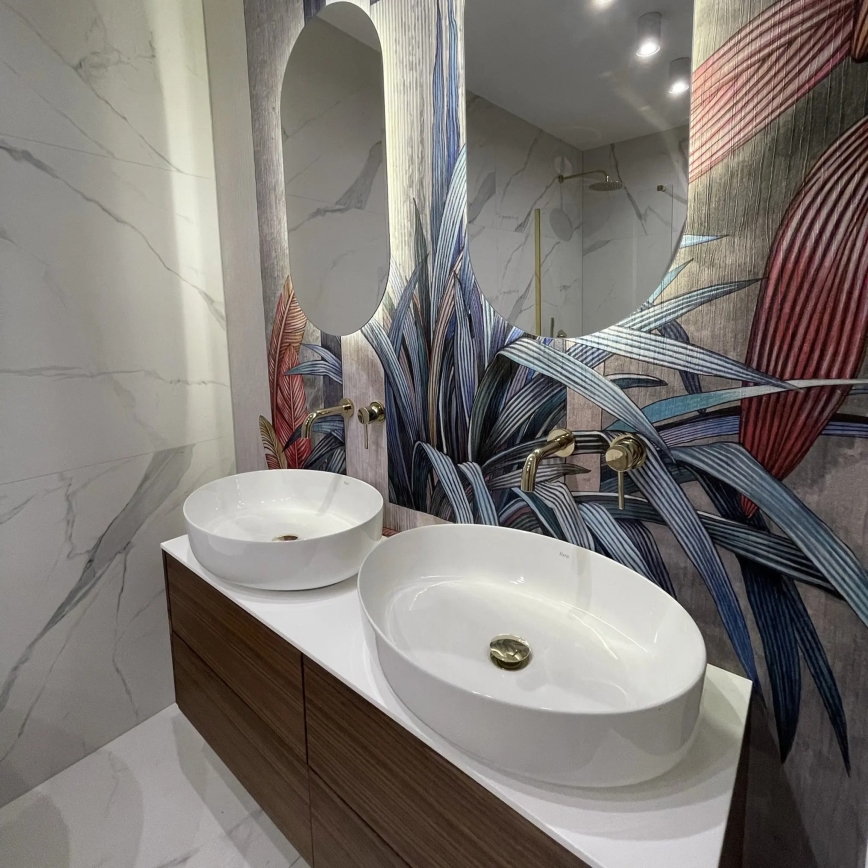 REA-U1223 - Vasque à poser QUEEN 41,5x55 cm céramique/blanc brillant