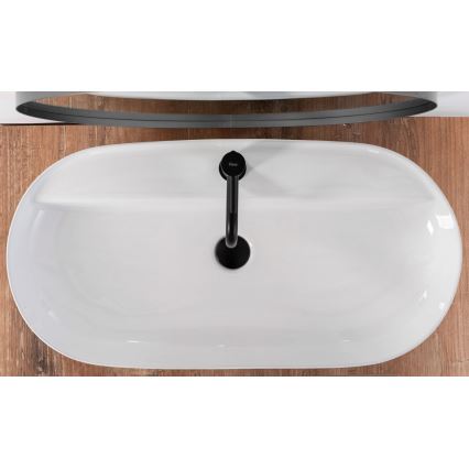 REA-U2541 - Lavabo à poser AURA 41x81 cm céramique/blanc brillant