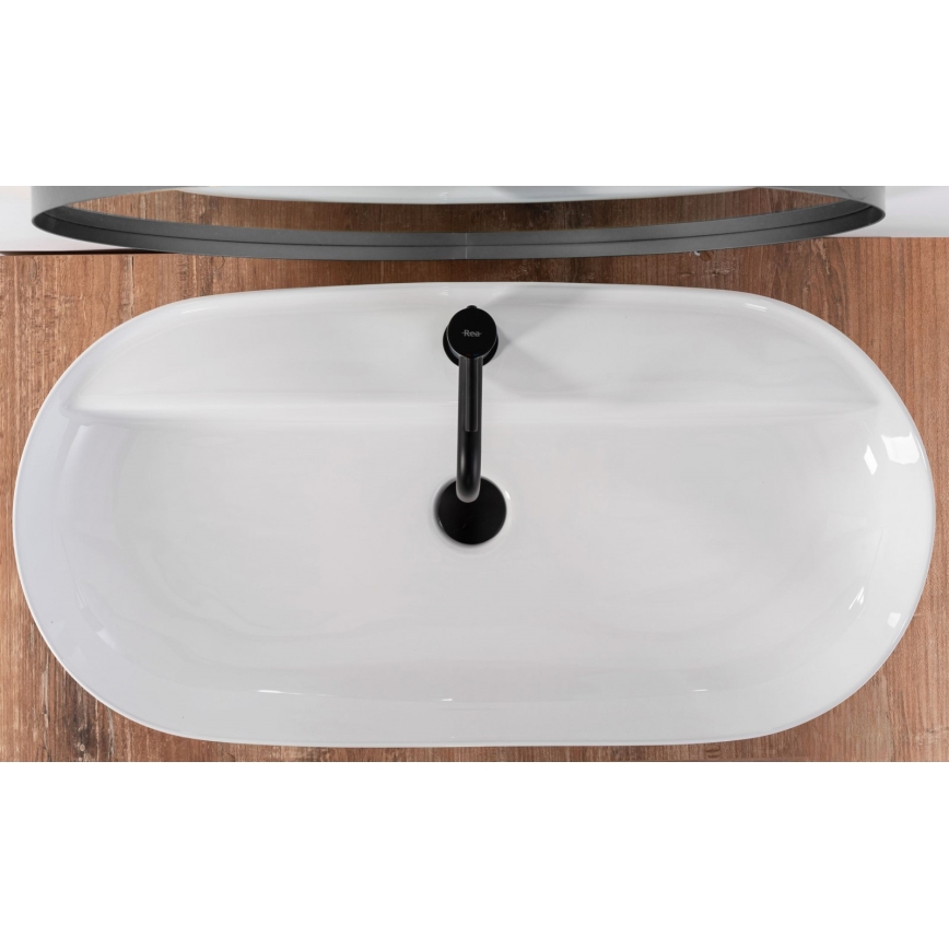 REA-U2541 - Lavabo à poser AURA 41x81 cm céramique/blanc brillant