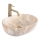 REA-U3000 - Vasque à poser AMELIA 34,5x48 cm céramique/beige/effet pierre