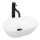 REA-U3322 - Vasque à poser AMELIA MINI 26x38 cm céramique/blanc brillant