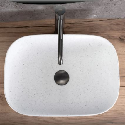 REA-U4001 - Lavabo à poser BELINDA 33,5x46,5 cm céramique/blanc mat