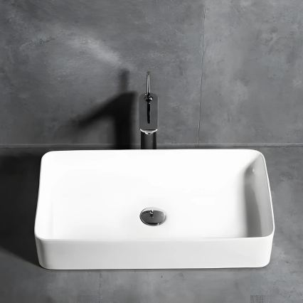 REA-U4800 - Lavabo à poser DENIS 35x61,5 cm céramique/blanc brillant