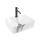 REA-U5052 - Lavabo à poser KELLY 38x49 cm céramique/blanc/décor marbre