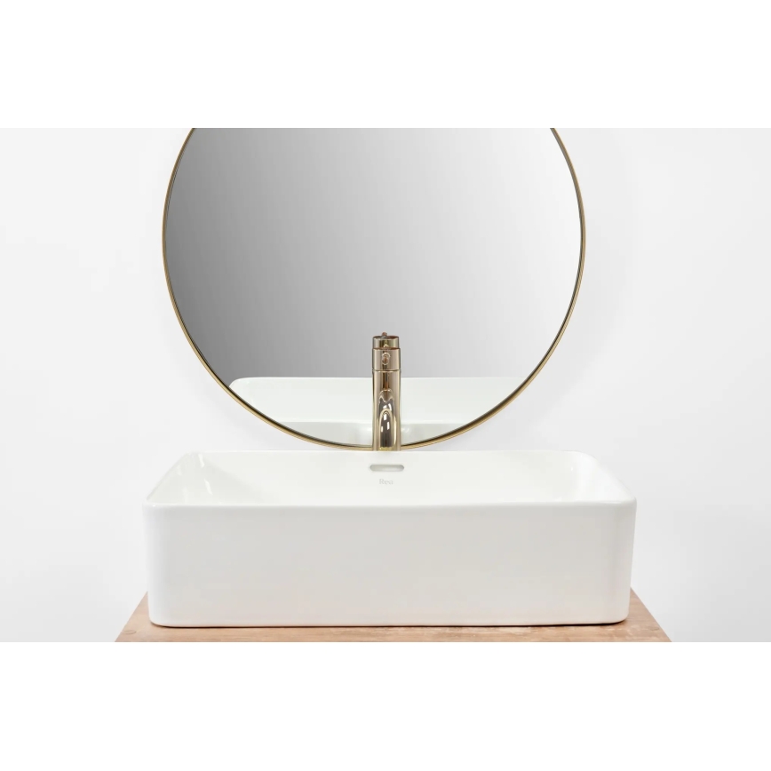 REA-U5055 - Lavabo à poser BERTA 35,5x56 cm céramique/blanc brillant