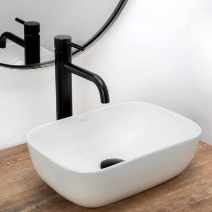 REA-U5667 - Vasque à poser BELINDA MINI 25x36 cm céramique/blanc brillant