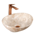 REA-U6361 - Lavabo à poser SOFIA 34,5x41 cm céramique/beige/effet pierre
