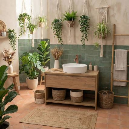 REA-U6370 - Lavabo à poser JOANA 38,5x50,5 cm céramique/blanc brillant