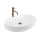 REA-U6371 - Lavabo à poser JOANA 40,5x65,5 cm céramique/blanc brillant