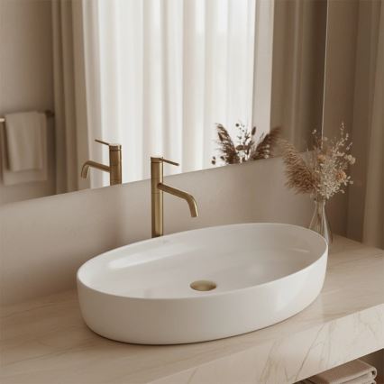 REA-U6371 - Lavabo à poser JOANA 40,5x65,5 cm céramique/blanc brillant