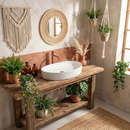 REA-U6371 - Lavabo à poser JOANA 40,5x65,5 cm céramique/blanc brillant