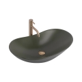 REA-U6372 - Lavabo à poser ROYAL 35,5x61,5 cm céramique/vert olive
