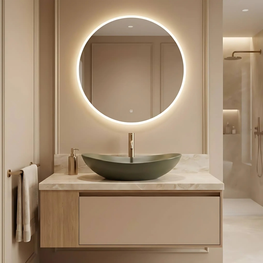 REA-U6372 - Lavabo à poser ROYAL 35,5x61,5 cm céramique/vert olive
