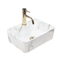 REA-U6504 - Lavabo à poser KELLY MINI 31x41 cm céramique/effet pierre