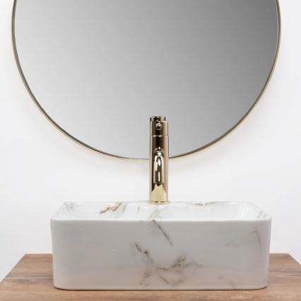 REA-U6504 - Lavabo à poser KELLY MINI 31x41 cm céramique/effet pierre