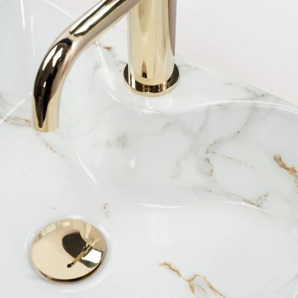 REA-U6504 - Lavabo à poser KELLY MINI 31x41 cm céramique/effet pierre