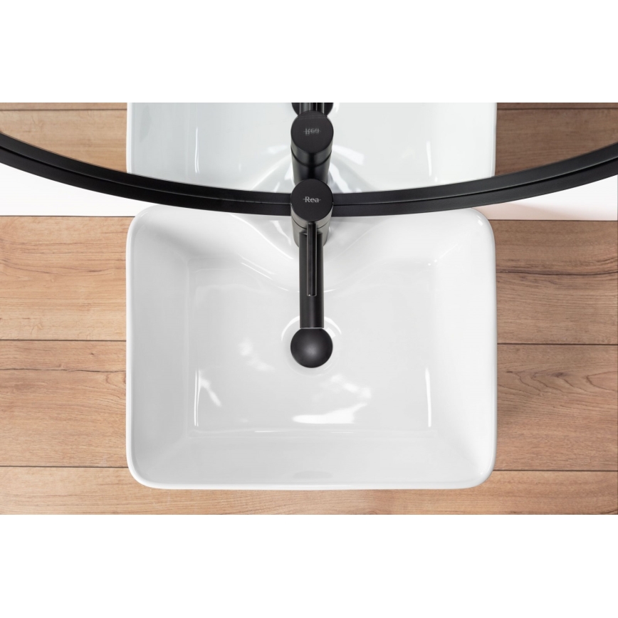 REA-U6524 - Vasque à poser KELLY 38x49 cm céramique/blanc brillant