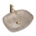 REA-U6647 - Vasque à poser FREJA 39,5x51 cm céramique/gris/décor marbre