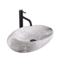 REA-U6651 - Lavabo à poser ROXY 31 x 49 cm céramique/gris/effet pierre