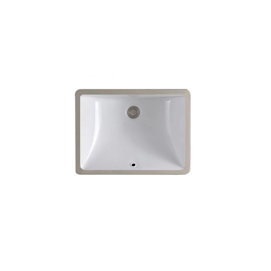 REA-U6653 - Lavabo encastré ADELA 33x46 cm céramique/blanc brillant