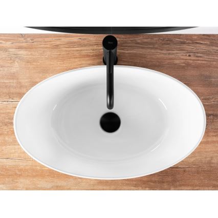 REA-U6801 - Lavabo à poser KATE 33,5x55,5 cm céramique/blanc brillant