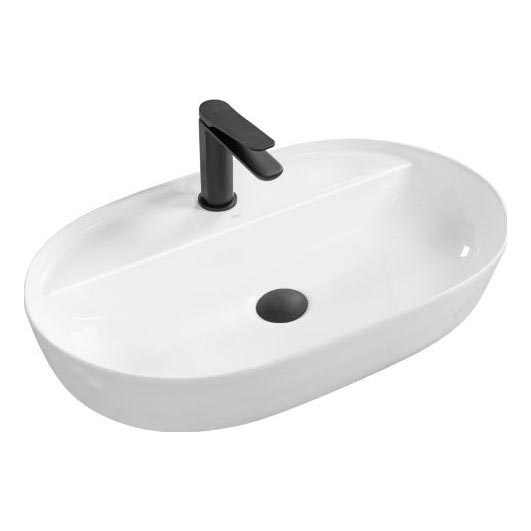 REA-U7900 - Lavabo à poser AURA 40,5x60,5 cm céramique/blanc brillant