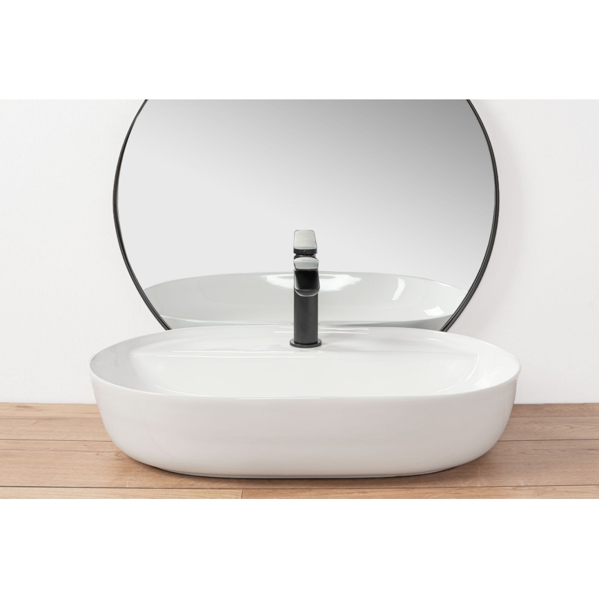 REA-U7900 - Lavabo à poser AURA 40,5x60,5 cm céramique/blanc brillant
