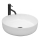 REA-U8493 - Lavabo à poser ELMA Ø 45 cm, céramique / blanc brillant