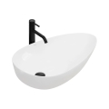 REA-U8537 - Vasque à poser GRETA 40x65,5 cm céramique/blanc brillant