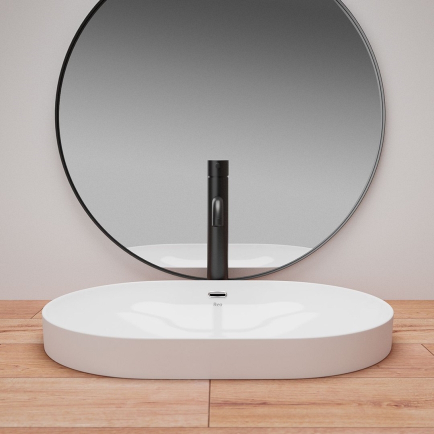 REA-U8700 - Vasque à poser ARLETA 42x61,5 cm céramique/blanc brillant