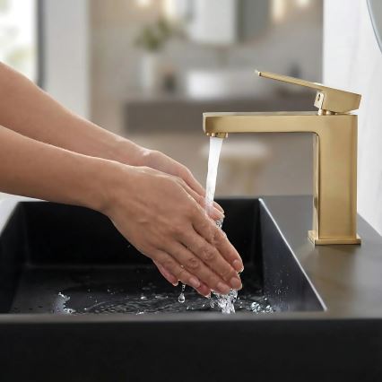 REA-U8779 - Lavabo à poser GOYA 37x60 cm conglomérat/noir mat