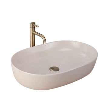 REA-U9655 - Vasque à poser CLEO 41 x 60,5 cm, céramique beige