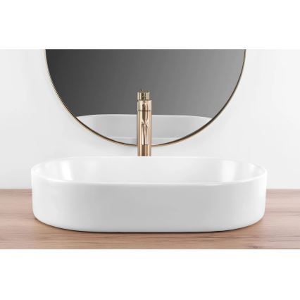 REA-U9657 - Lavabo à poser NADIA 38,5x61 cm céramique/blanc mat