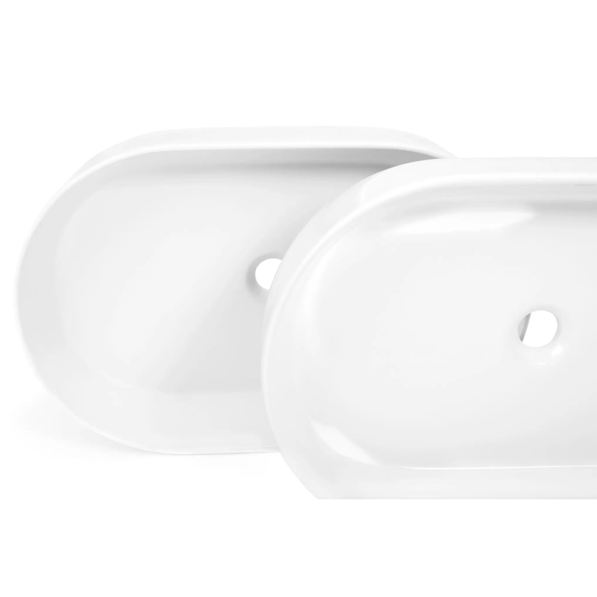 REA-U9657 - Lavabo à poser NADIA 38,5x61 cm céramique/blanc mat