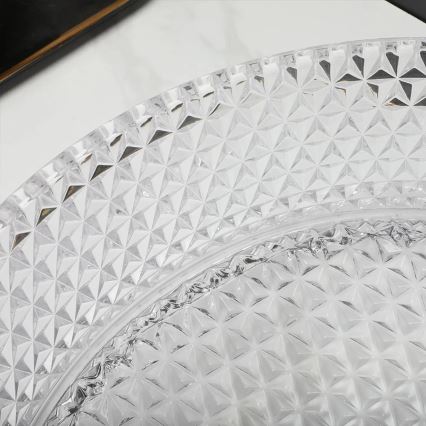 REA-U9670 - Vasque à poser CRISTAL 35,5 cm en verre transparent