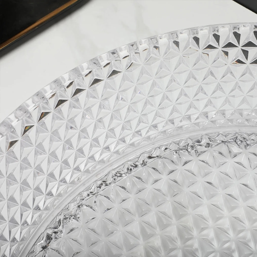 REA-U9670 - Vasque à poser CRISTAL 35,5 cm en verre transparent