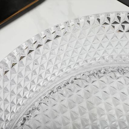REA-U9670 - Vasque à poser CRISTAL Ø 35,5 cm en verre transparent