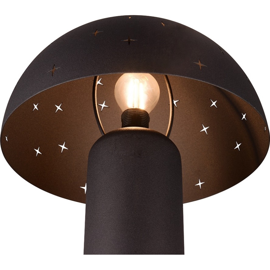 Reality - Lampe de bureau SETA 1xE14/28W/230V noire