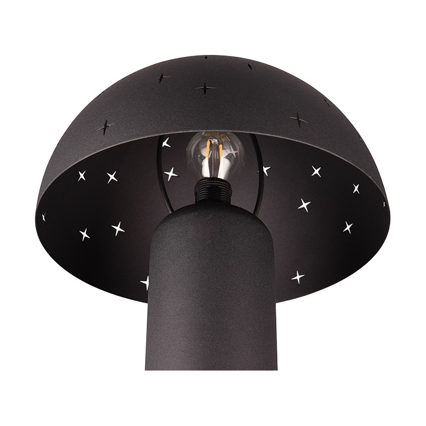 Reality - Lampe de bureau SETA 1xE14/28W/230V noire